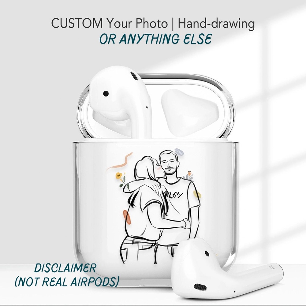 Custom Hand-Drawn Bluetooth Earbuds